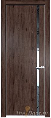 Дверь Profil Doors 21NE цвет Дуб Тобакко кромка Серебро стекло Зеркало Дверь Profil Doors 21NE цвет Дуб Тобакко кромка Серебро стекло Зеркало