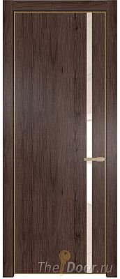 Дверь Profil Doors 21NE цвет Дуб Тобакко кромка Золото стекло Lacobel Перламутровый лак Дверь Profil Doors 21NE цвет Дуб Тобакко кромка Золото стекло Lacobel Перламутровый лак