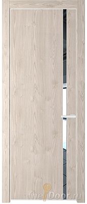 Дверь Profil Doors 21NE цвет Каштан Светлый кромка Белый матовый RAL9003 стекло Зеркало Дверь Profil Doors 21NE цвет Каштан Светлый кромка Белый матовый RAL9003 стекло Зеркало