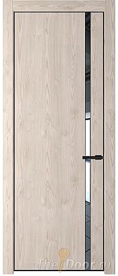 Дверь Profil Doors 21NE цвет Каштан Светлый кромка Черный матовый RAL9005 стекло Зеркало Дверь Profil Doors 21NE цвет Каштан Светлый кромка Черный матовый RAL9005 стекло Зеркало