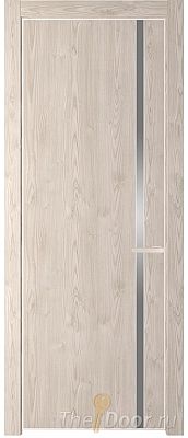 Дверь Profil Doors 21NE цвет Каштан Светлый кромка Крем Вайт стекло Lacobel Серебро Матлак Дверь Profil Doors 21NE цвет Каштан Светлый кромка Крем Вайт стекло Lacobel Серебро Матлак