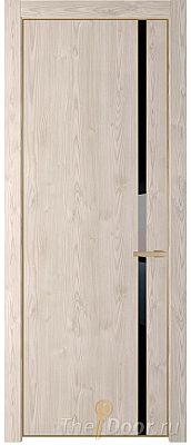 Дверь Profil Doors 21NE цвет Каштан Светлый кромка Золото стекло Lacobel Черный лак Дверь Profil Doors 21NE цвет Каштан Светлый кромка Золото стекло Lacobel Черный лак