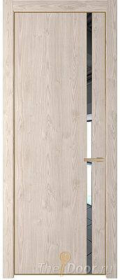 Дверь Profil Doors 21NE цвет Каштан Светлый кромка Золото стекло Зеркало Дверь Profil Doors 21NE цвет Каштан Светлый кромка Золото стекло Зеркало
