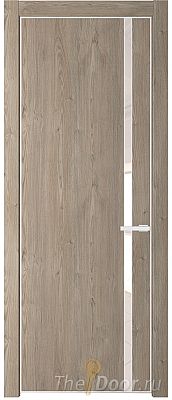 Дверь Profil Doors 21NE цвет Каштан Темный кромка Белый матовый RAL9003 стекло Lacobel Перламутровый лак Дверь Profil Doors 21NE цвет Каштан Темный кромка Белый матовый RAL9003 стекло Lacobel Перламутровый лак