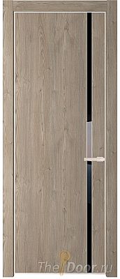 Дверь Profil Doors 21NE цвет Каштан Темный кромка Крем Вайт стекло Lacobel Черный лак Дверь Profil Doors 21NE цвет Каштан Темный кромка Крем Вайт стекло Lacobel Черный лак
