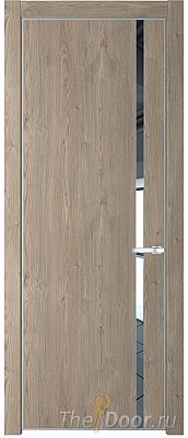 Дверь Profil Doors 21NE цвет Каштан Темный кромка Серебро стекло Зеркало Дверь Profil Doors 21NE цвет Каштан Темный кромка Серебро стекло Зеркало