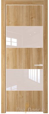 Дверь Profil Doors 22NE цвет Дуб Карамель кромка Крем Вайт стекло Lacobel Перламутровый лак Дверь Profil Doors 22NE цвет Дуб Карамель кромка Крем Вайт стекло Lacobel Перламутровый лак