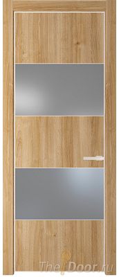 Дверь Profil Doors 22NE цвет Дуб Карамель кромка Крем Вайт стекло Lacobel Серебро Матлак Дверь Profil Doors 22NE цвет Дуб Карамель кромка Крем Вайт стекло Lacobel Серебро Матлак