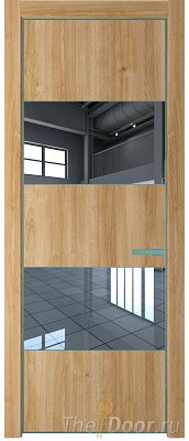 Дверь Profil Doors 22NE цвет Дуб Карамель кромка Мята стекло Зеркало Дверь Profil Doors 22NE цвет Дуб Карамель кромка Мята стекло Зеркало