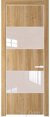 Дверь Profil Doors 22NE цвет Дуб Карамель кромка Вайт стекло Lacobel Перламутровый лак Дверь Profil Doors 22NE цвет Дуб Карамель кромка Вайт стекло Lacobel Перламутровый лак