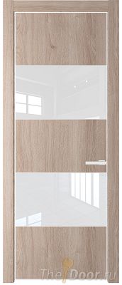Дверь Profil Doors 22NE цвет Дуб Сонома кромка Белый матовый RAL9003 стекло Lacobel лак Классик Дверь Profil Doors 22NE цвет Дуб Сонома кромка Белый матовый RAL9003 стекло Lacobel лак Классик