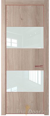 Дверь Profil Doors 22NE цвет Дуб Сонома кромка Бронза стекло Lacobel Белый лак Дверь Profil Doors 22NE цвет Дуб Сонома кромка Бронза стекло Lacobel Белый лак