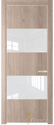 Дверь Profil Doors 22NE цвет Дуб Сонома кромка Крем Магнолия стекло Lacobel лак Классик Дверь Profil Doors 22NE цвет Дуб Сонома кромка Крем Магнолия стекло Lacobel лак Классик