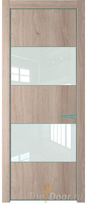 Дверь Profil Doors 22NE цвет Дуб Сонома кромка Мята стекло Lacobel Белый лак Дверь Profil Doors 22NE цвет Дуб Сонома кромка Мята стекло Lacobel Белый лак