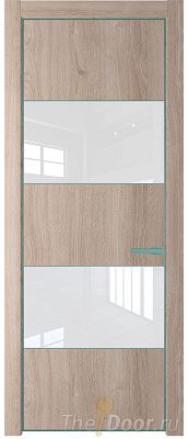 Дверь Profil Doors 22NE цвет Дуб Сонома кромка Мята стекло Lacobel лак Классик Дверь Profil Doors 22NE цвет Дуб Сонома кромка Мята стекло Lacobel лак Классик