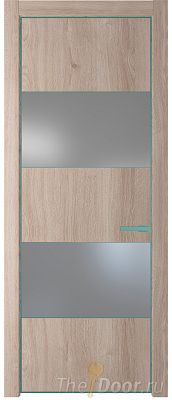 Дверь Profil Doors 22NE цвет Дуб Сонома кромка Мята стекло Lacobel Серебро Матлак Дверь Profil Doors 22NE цвет Дуб Сонома кромка Мята стекло Lacobel Серебро Матлак