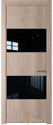 Дверь Profil Doors 22NE цвет Дуб Сонома кромка Шампань стекло Lacobel Черный лак Дверь Profil Doors 22NE цвет Дуб Сонома кромка Шампань стекло Lacobel Черный лак