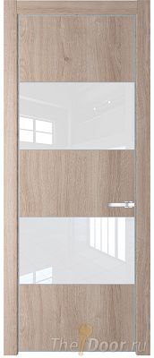 Дверь Profil Doors 22NE цвет Дуб Сонома кромка Серебро стекло Lacobel лак Классик Дверь Profil Doors 22NE цвет Дуб Сонома кромка Серебро стекло Lacobel лак Классик