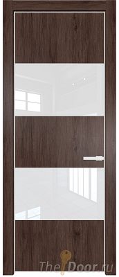 Дверь Profil Doors 22NE цвет Дуб Тобакко кромка Белый матовый RAL9003 стекло Lacobel лак Классик Дверь Profil Doors 22NE цвет Дуб Тобакко кромка Белый матовый RAL9003 стекло Lacobel лак Классик