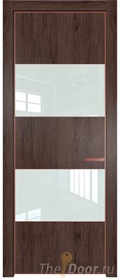 Дверь Profil Doors 22NE цвет Дуб Тобакко кромка Бронза стекло Lacobel Белый лак Дверь Profil Doors 22NE цвет Дуб Тобакко кромка Бронза стекло Lacobel Белый лак