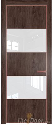Дверь Profil Doors 22NE цвет Дуб Тобакко кромка Бронза стекло Lacobel лак Классик Дверь Profil Doors 22NE цвет Дуб Тобакко кромка Бронза стекло Lacobel лак Классик