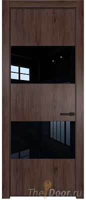 Дверь Profil Doors 22NE цвет Дуб Тобакко кромка Черный матовый RAL9005 стекло Lacobel Черный лак Дверь Profil Doors 22NE цвет Дуб Тобакко кромка Черный матовый RAL9005 стекло Lacobel Черный лак
