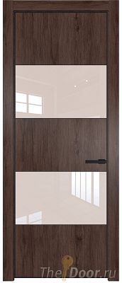 Дверь Profil Doors 22NE цвет Дуб Тобакко кромка Черный матовый RAL9005 стекло Lacobel Перламутровый лак Дверь Profil Doors 22NE цвет Дуб Тобакко кромка Черный матовый RAL9005 стекло Lacobel Перламутровый лак