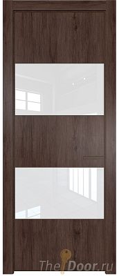 Дверь Profil Doors 22NE цвет Дуб Тобакко кромка Деорэ стекло Lacobel лак Классик