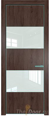 Дверь Profil Doors 22NE цвет Дуб Тобакко кромка Мята стекло Lacobel Белый лак Дверь Profil Doors 22NE цвет Дуб Тобакко кромка Мята стекло Lacobel Белый лак