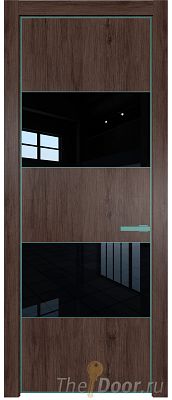 Дверь Profil Doors 22NE цвет Дуб Тобакко кромка Мята стекло Lacobel Черный лак Дверь Profil Doors 22NE цвет Дуб Тобакко кромка Мята стекло Lacobel Черный лак