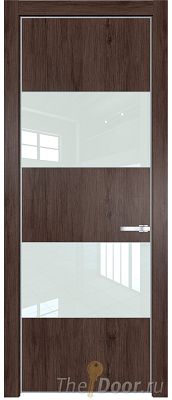 Дверь Profil Doors 22NE цвет Дуб Тобакко кромка Серебро стекло Lacobel Белый лак Дверь Profil Doors 22NE цвет Дуб Тобакко кромка Серебро стекло Lacobel Белый лак
