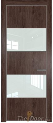 Дверь Profil Doors 22NE цвет Дуб Тобакко кромка Смоки стекло Lacobel Белый лак Дверь Profil Doors 22NE цвет Дуб Тобакко кромка Смоки стекло Lacobel Белый лак