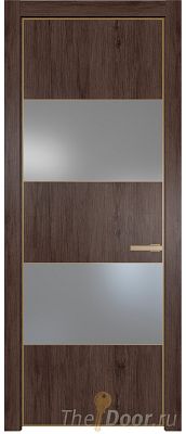 Дверь Profil Doors 22NE цвет Дуб Тобакко кромка Золото стекло Lacobel Серебро Матлак Дверь Profil Doors 22NE цвет Дуб Тобакко кромка Золото стекло Lacobel Серебро Матлак