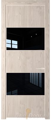 Дверь Profil Doors 22NE цвет Каштан Светлый кромка Крем Вайт стекло Lacobel Черный лак Дверь Profil Doors 22NE цвет Каштан Светлый кромка Крем Вайт стекло Lacobel Черный лак