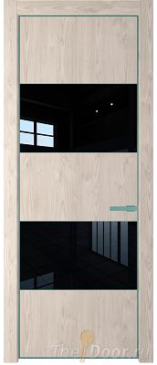 Дверь Profil Doors 22NE цвет Каштан Светлый кромка Мята стекло Lacobel Черный лак Дверь Profil Doors 22NE цвет Каштан Светлый кромка Мята стекло Lacobel Черный лак