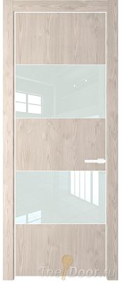 Дверь Profil Doors 22NE цвет Каштан Светлый кромка Вайт стекло Lacobel Белый лак Дверь Profil Doors 22NE цвет Каштан Светлый кромка Вайт стекло Lacobel Белый лак