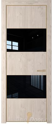 Дверь Profil Doors 22NE цвет Каштан Светлый кромка Золото стекло Lacobel Черный лак Дверь Profil Doors 22NE цвет Каштан Светлый кромка Золото стекло Lacobel Черный лак