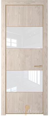 Дверь Profil Doors 22NE цвет Каштан Светлый кромка Золото стекло Lacobel лак Классик Дверь Profil Doors 22NE цвет Каштан Светлый кромка Золото стекло Lacobel лак Классик