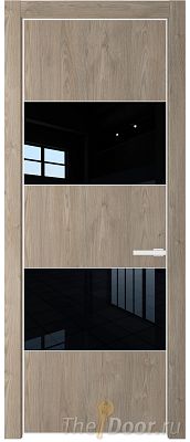 Дверь Profil Doors 22NE цвет Каштан Темный кромка Белый матовый RAL9003 стекло Lacobel Черный лак Дверь Profil Doors 22NE цвет Каштан Темный кромка Белый матовый RAL9003 стекло Lacobel Черный лак