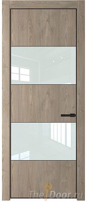 Дверь Profil Doors 22NE цвет Каштан Темный кромка Черный матовый RAL9005 стекло Lacobel Белый лак Дверь Profil Doors 22NE цвет Каштан Темный кромка Черный матовый RAL9005 стекло Lacobel Белый лак
