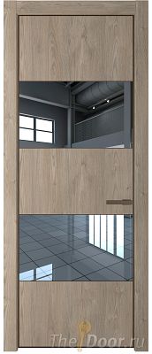 Дверь Profil Doors 22NE цвет Каштан Темный кромка Деорэ стекло Зеркало