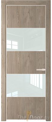Дверь Profil Doors 22NE цвет Каштан Темный кромка Крем Вайт стекло Lacobel Белый лак Дверь Profil Doors 22NE цвет Каштан Темный кромка Крем Вайт стекло Lacobel Белый лак