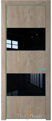 Дверь Profil Doors 22NE цвет Каштан Темный кромка Мята стекло Lacobel Черный лак Дверь Profil Doors 22NE цвет Каштан Темный кромка Мята стекло Lacobel Черный лак