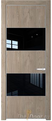 Дверь Profil Doors 22NE цвет Каштан Темный кромка Серебро стекло Lacobel Черный лак Дверь Profil Doors 22NE цвет Каштан Темный кромка Серебро стекло Lacobel Черный лак