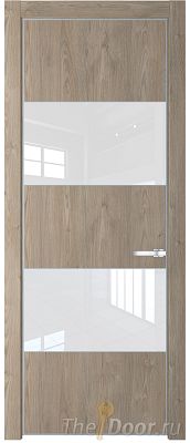 Дверь Profil Doors 22NE цвет Каштан Темный кромка Серебро стекло Lacobel лак Классик Дверь Profil Doors 22NE цвет Каштан Темный кромка Серебро стекло Lacobel лак Классик