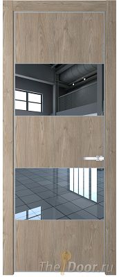 Дверь Profil Doors 22NE цвет Каштан Темный кромка Серебро стекло Зеркало Дверь Profil Doors 22NE цвет Каштан Темный кромка Серебро стекло Зеркало