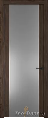 Дверь Profil Doors 1.7N.O цвет Орех шоколад стекло Матовое