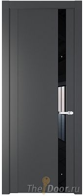 Дверь Profil Doors 1.2P цвет Графит стекло Lacobel Черный Лак Дверь Profil Doors 1.2P цвет Графит стекло Lacobel Черный Лак