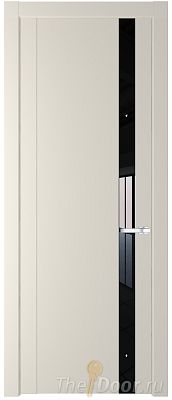 Дверь Profil Doors 1.2P цвет Кремовая Магнолия стекло Lacobel Черный Лак Дверь Profil Doors 1.2P цвет Кремовая Магнолия стекло Lacobel Черный Лак
