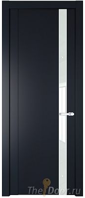 Дверь Profil Doors 1.2P цвет Нэви Блу стекло Lacobel Белый Лак Дверь Profil Doors 1.2P цвет Нэви Блу стекло Lacobel Белый Лак